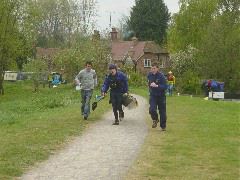 ed and buck running