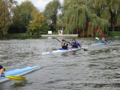 Lining up for the last 1km