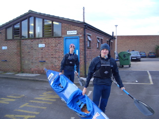 Some paddlers take their boat everywhere