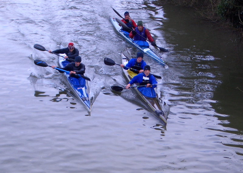 Cruising down the 1st 15miles (timing B.)
